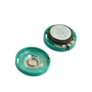 21mm Dia External Magnetic Round Green Plastic Shell Speaker 16 Ohm 0.25W